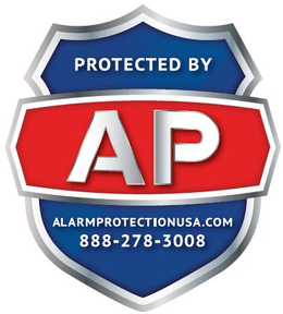 PROTECTED BY AP ALARMPROTECTIONUSA.COM 888-278-3008 trademark