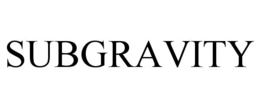 SUBGRAVITY trademark