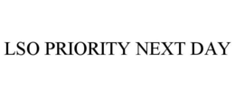 LSO PRIORITY NEXT DAY trademark
