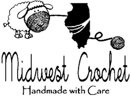 MIDWEST CROCHET HANDMADE WITH CARE trademark