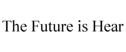 THE FUTURE IS HEAR trademark