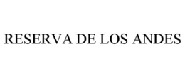 RESERVA DE LOS ANDES trademark