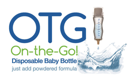 OTG ON-THE-GO! DISPOSABLE BABY BOTTLE JUST ADD POWDERED FORMULA trademark