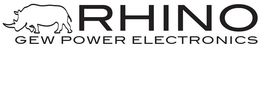 RHINO GEW POWER ELECTRONICS trademark