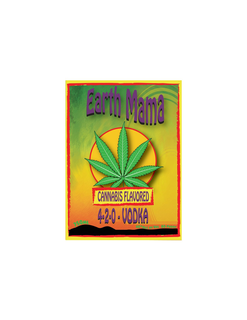 EARTH MAMA CANNABIS FLAVORED 4·2·0· VODKA 750 ML 40% ALC BY VOL 80 PROOF trademark