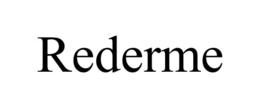 REDERME trademark