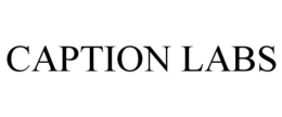CAPTION LABS trademark