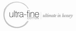ULTRA-FINE COTTON ULTIMATE IN LUXURY trademark