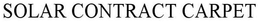 SOLAR CONTRACT CARPET trademark