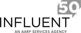 INFLUENT50 AN AARP SERVICES AGENCY trademark