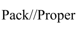 PACK//PROPER trademark