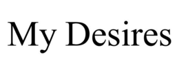 MY DESIRES trademark