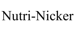 NUTRI-NICKER trademark