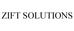 ZIFT SOLUTIONS trademark
