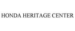 HONDA HERITAGE CENTER trademark