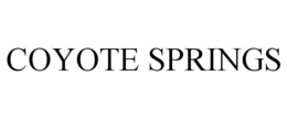 COYOTE SPRINGS trademark