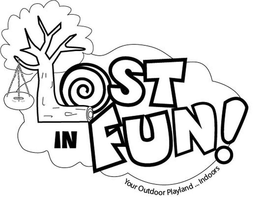 LOST IN FUN! YOUR OUTDOOR PLAYLAND . . . INDOORS trademark
