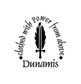 CLOTHED WITH POWER FROM ABOVE DUNAMIS trademark
