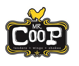 MR. COOP TENDERS + WINGS + SHAKES trademark