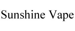 SUNSHINE VAPE trademark