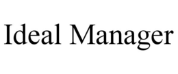 IDEAL MANAGER trademark