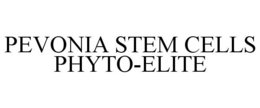PEVONIA STEM CELLS PHYTO-ELITE trademark