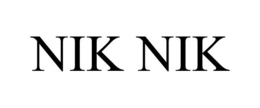 NIK NIK trademark