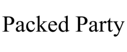PACKED PARTY trademark