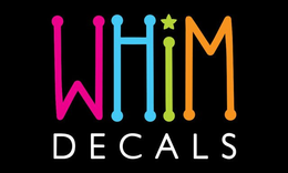 WHIM DECALS trademark