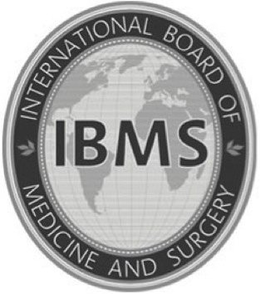 INTERNATIONAL BOARD OF MEDICINE AND SURGERY IBMS trademark