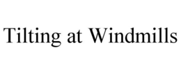 TILTING AT WINDMILLS trademark