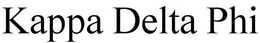 KAPPA DELTA PHI trademark