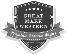 GREAT MARK WESTERN PREMIUM RESERVE ANGUS CERTIFIED TENDER trademark