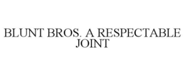 BLUNT BROS. A RESPECTABLE JOINT trademark