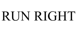 RUN RIGHT trademark