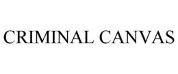 CRIMINAL CANVAS trademark