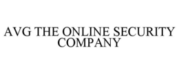 AVG THE ONLINE SECURITY COMPANY trademark