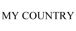 MY COUNTRY trademark