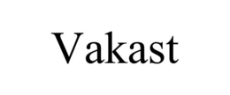 VAKAST trademark