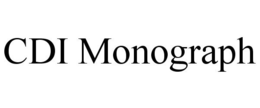 CDI MONOGRAPH trademark