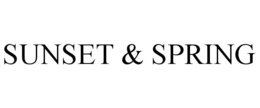SUNSET & SPRING trademark