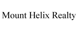 MOUNT HELIX REALTY trademark