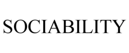 SOCIABILITY trademark