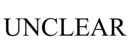 UNCLEAR trademark