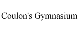COULON'S GYMNASIUM trademark