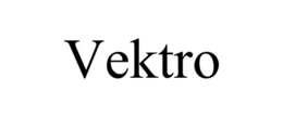 VEKTRO trademark