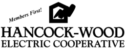 HANCOCK-WOOD ELECTRIC COOPERATIVE MEMBERS FIRST! trademark