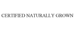 CERTIFIED NATURALLY GROWN trademark