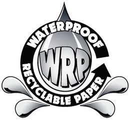 WRP WATERPROOF RECYCLABLE PAPER trademark