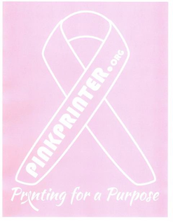 PINK PRINTER.ORG PRINTING FOR A PURPOSE trademark
